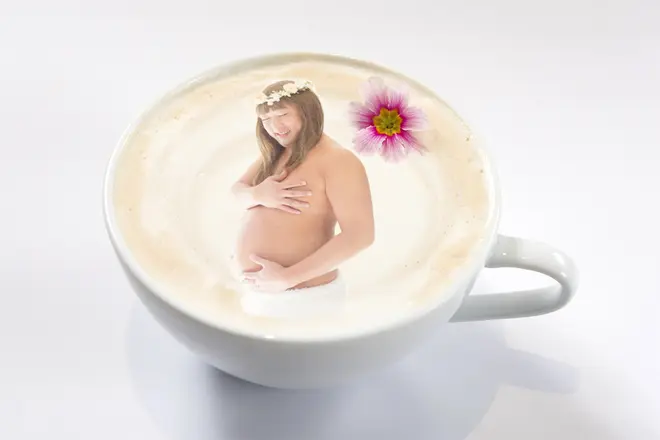 「リシエルのマタニTEAラテ（HOTのみ）」　690円（税抜）