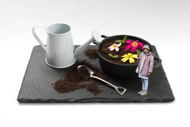 「カラカラの花（あなた）を潤す　キヨちゃん先生パフェ」　1,190円（税抜）