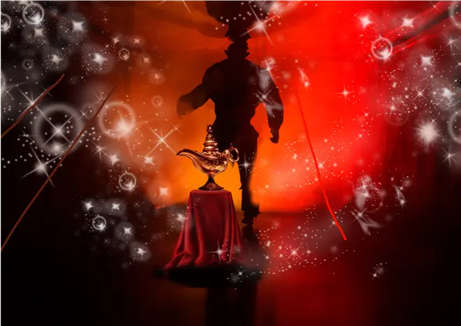 「アラジンと魔法のランプデジタルアート」