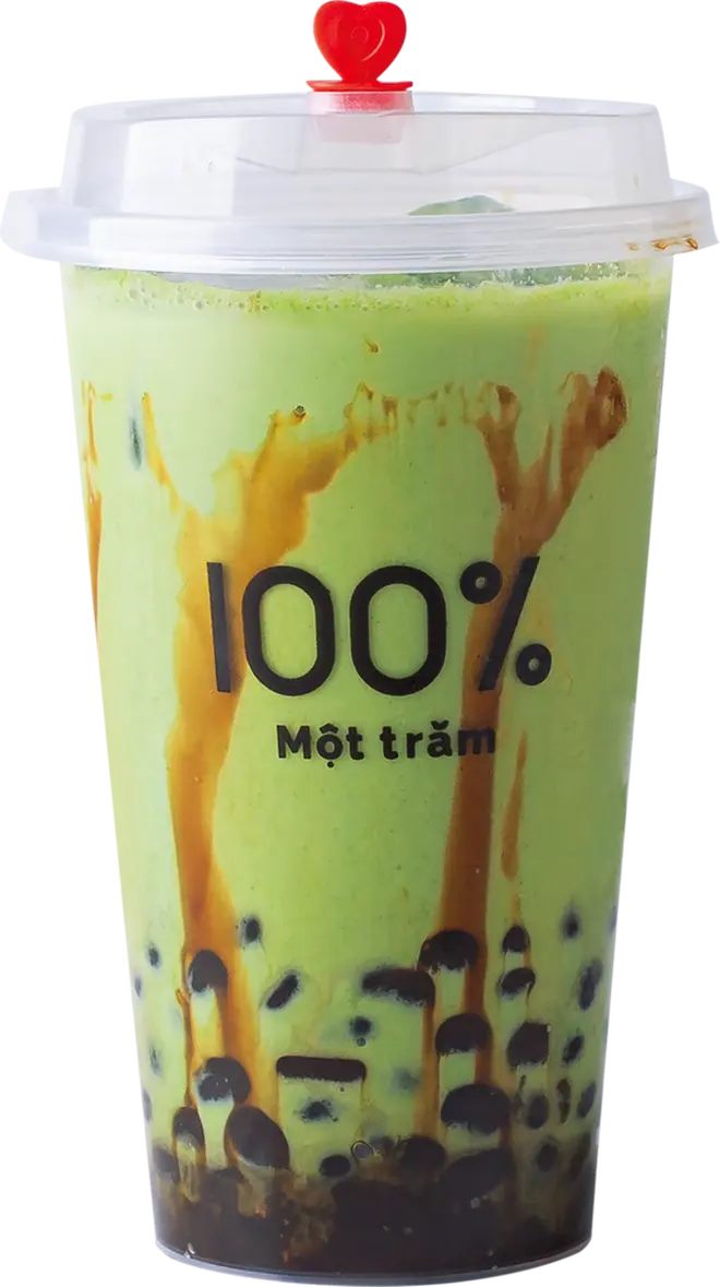 宇治抹茶ミルク　M550円／L650円