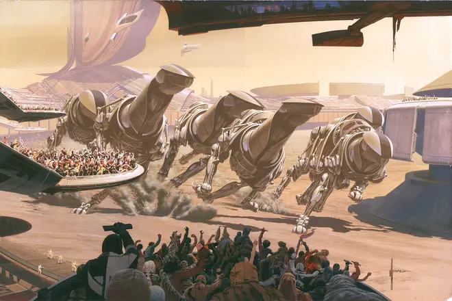 Running of the Six Drgxx (C)Syd Mead, Inc