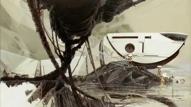 JUNGLE CRAWLER 4 (Gouache) (C)Syd Mead, Inc