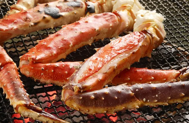 イバラかに足1本焼き/北海道