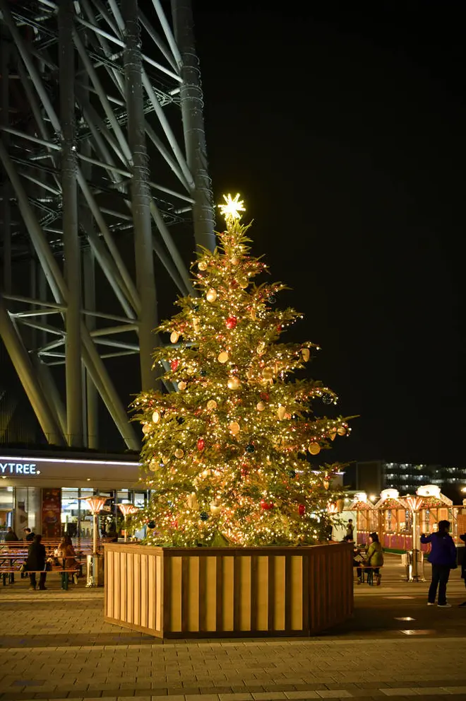 天然もみの木のクリスマスツリー©TOKYO-SKYTREETOWN