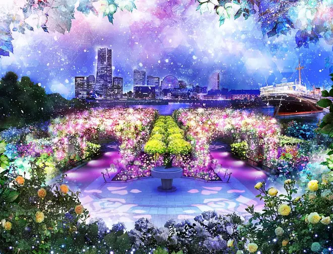 イルミネーションイベント『SNOW ROSE GARDEN YOKOHAMA Directed by NAKED』 イメージ