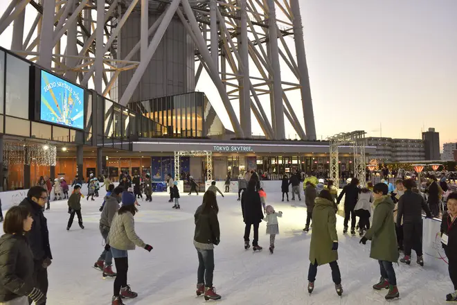 TOKYO SKYTREE TOWN(R) ICE SKATING PARK（過去の様子）　(c)TOKYO-SKYTREETOWN