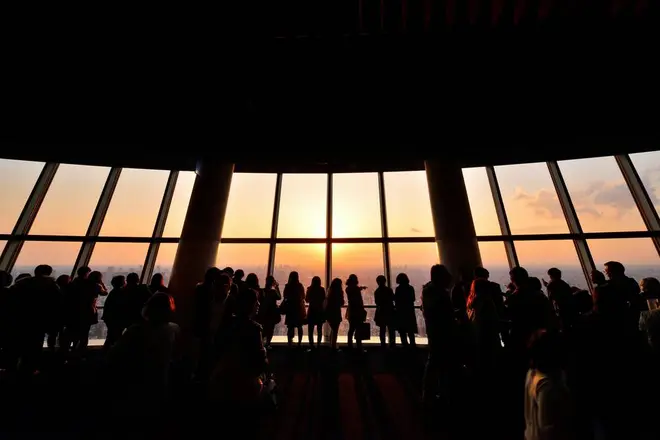 天望デッキからの眺望 (c)TOKYO-SKYTREE