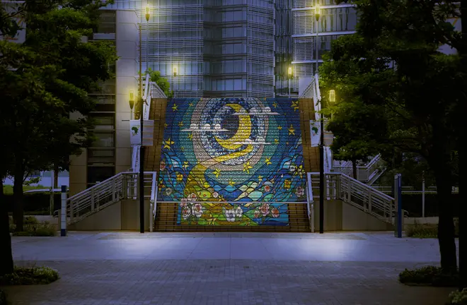 すずかけ通り階段
