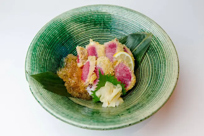 紀州勝浦産生鮪中とろカツ丼