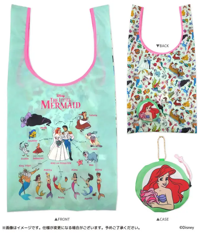 相関図シリーズ エコバッグ リトル・マーメイド イメージ (c) Disney