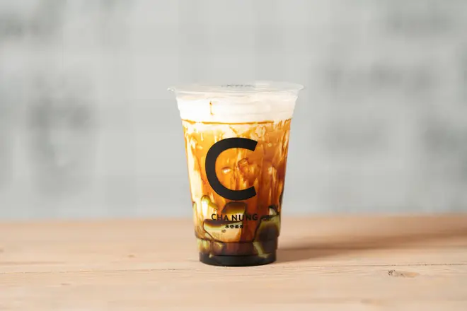 抹茶プリッチ黒糖ラテ