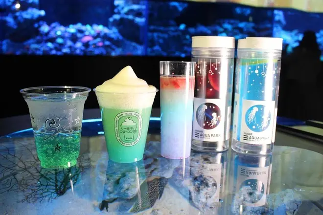 「NAKED SNOW AQUARIUM限定ドリンク」