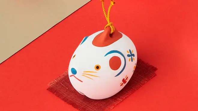 干支の鈴飾り 子