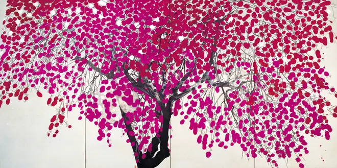 船田玉樹《花の夕》1938年