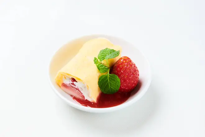 いちごさんのクレープ