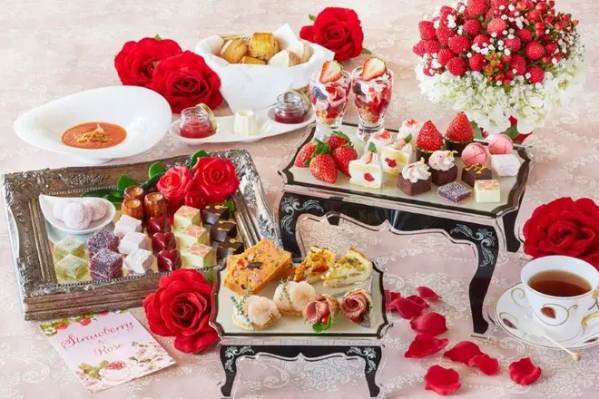 いちごと薔薇のブリティッシュガーデンアフタヌーンティー＆ハイティー イメージ
