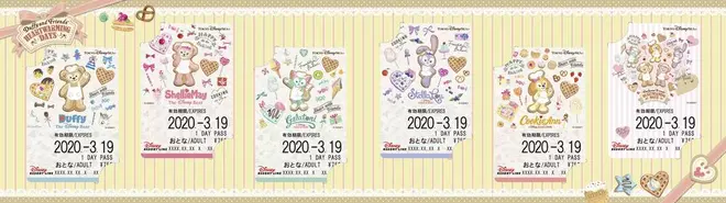フリーきっぷセット イメージ（c）Disney