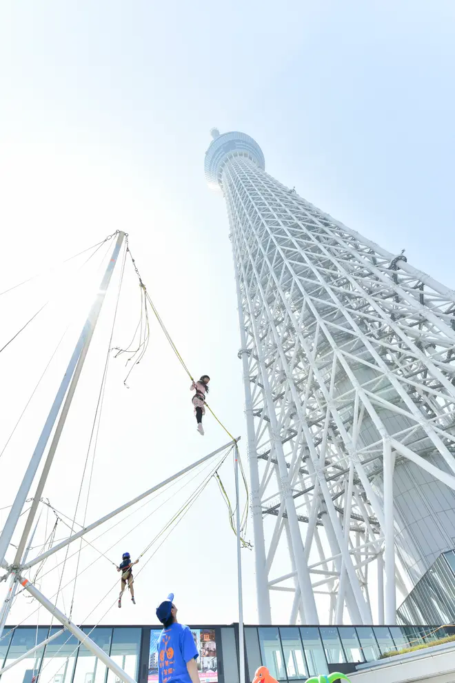ジャンプゾーン（過去の様子）  （c）TOKYO-SKYTREETOWN