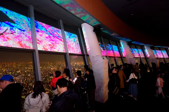 「SKYTREE ROUND THEATER(R)」春の限定特別プログラム（過去の様子） （c）TOKYO-SKYTREE