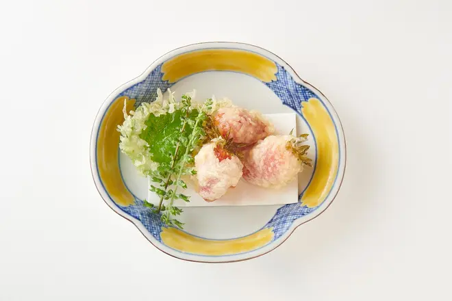いちごの天ぷら