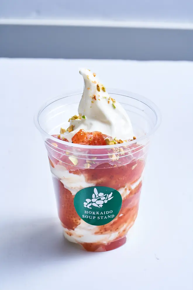 いちごソフトクリーム