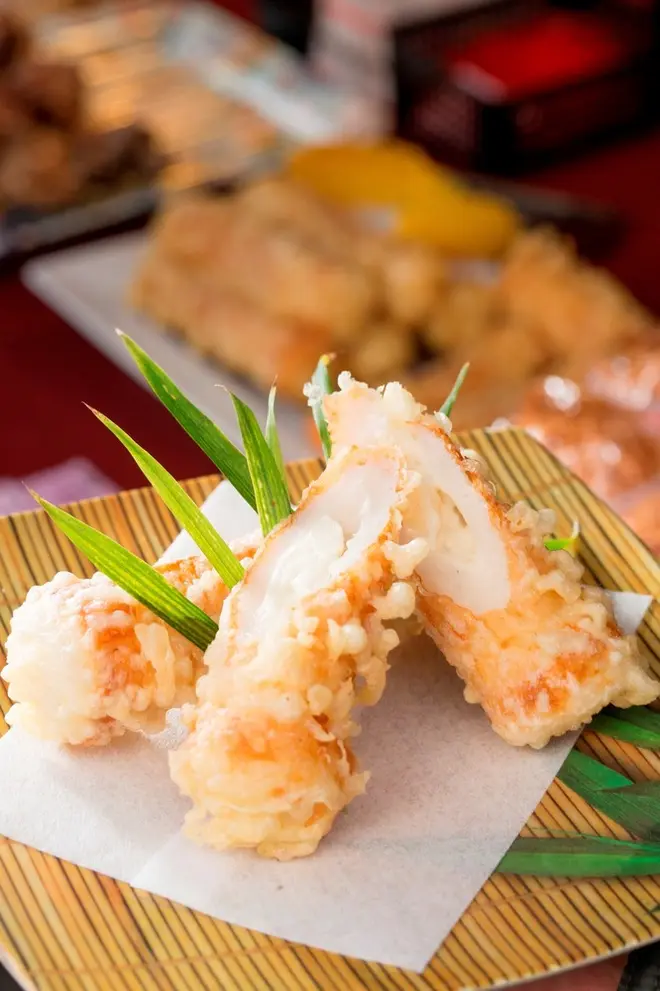 ＜高田蒲鉾＞【熊本】サラダちくわ 1本　172円（税込）　 松坂屋名古屋店初登場