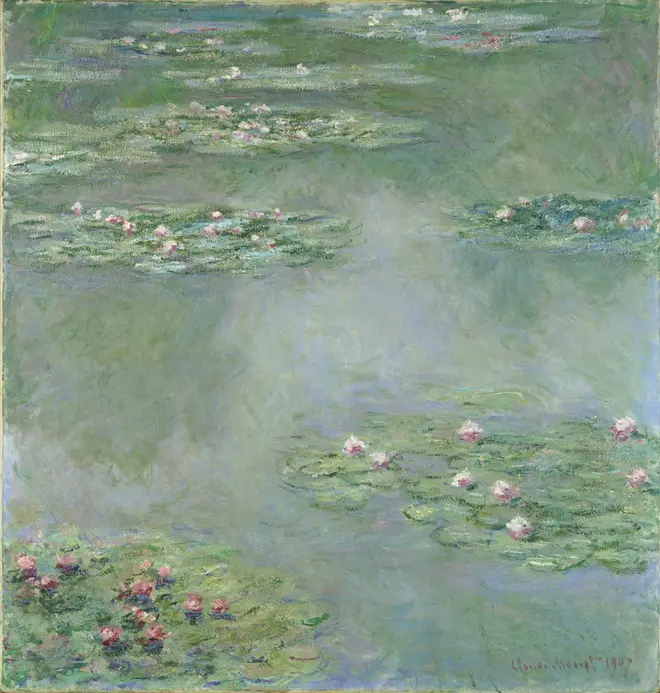 クロード・モネ 《睡蓮》 1907年 ポーラ美術館