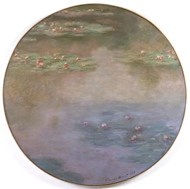 クロード・モネ　《睡蓮》 1907年 サン＝テティエンヌ・メトロポール近現代美術館 Musée d’Art Moderne et Contemporain de Saint-Étienne Métropole （c）Yves Bresson／Musée d’Art Moderne et Contemporain de Saint-Étienne Métropole