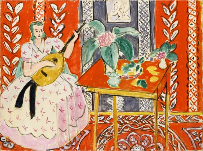 アンリ・マティス《リュート》 1943年 ポーラ美術館