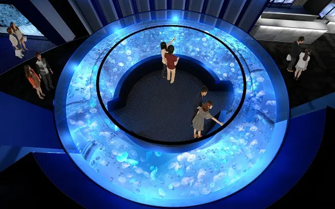 360度パノラマ水槽「GURURI」 イメージ