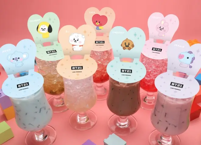 ドリンク各種 イメージ（c）BT21