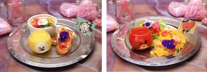 ラザニア＆ブルスケッタ、ピラフ＆ラペ イメージ（c）BT21
