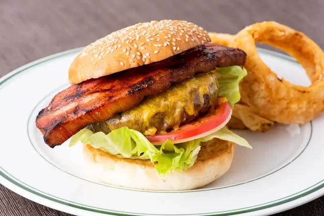 「ニューヨークスタイル ベーコン＆チーズバーガー」 イメージ