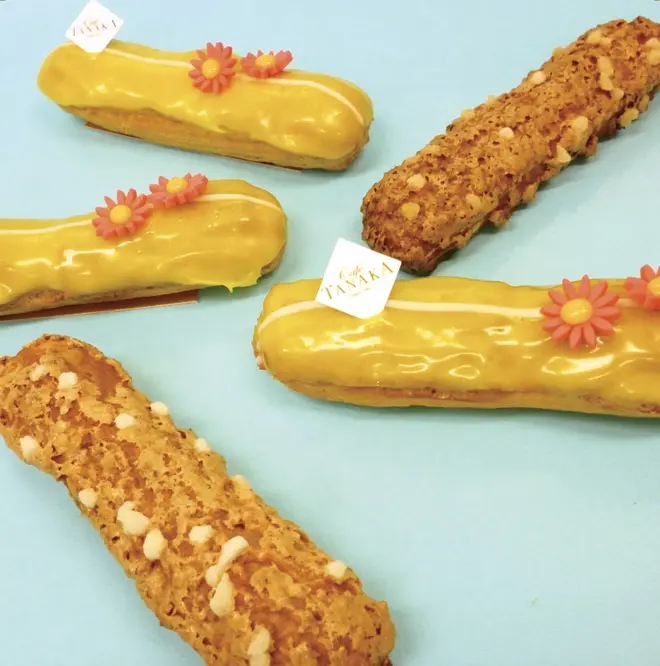 カフェタナカ　花のエクレール　