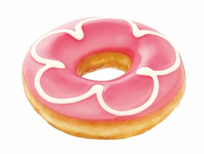 クリスピークリームドーナツ　ピンクフラワー　※3月15日(木)より販売