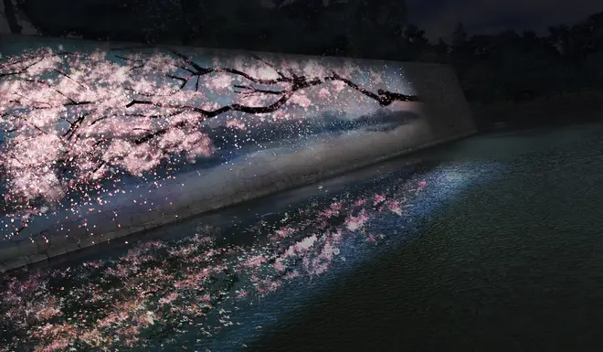 内堀「Flowers Wall 〜SAKURA〜」