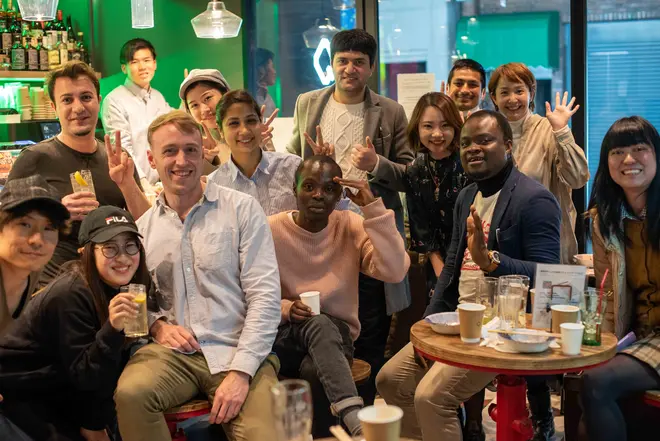 Q Cafeでのイベントの様子