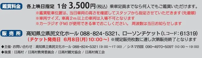 鑑賞料金、販売所