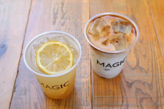 ジンジャーレモネード、アイスカフェラテ