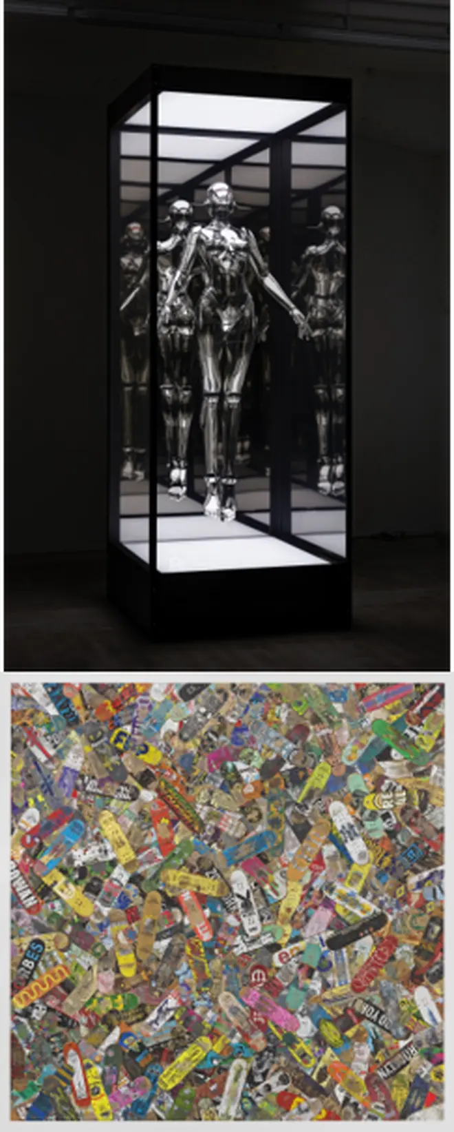 上：​Hajime Sorayama／下：Haroshi