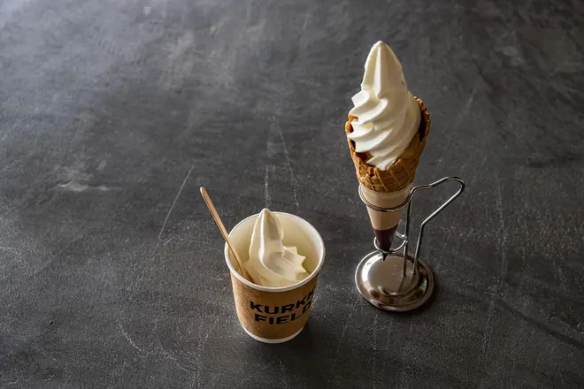 ブラウンスイスのソフトクリーム