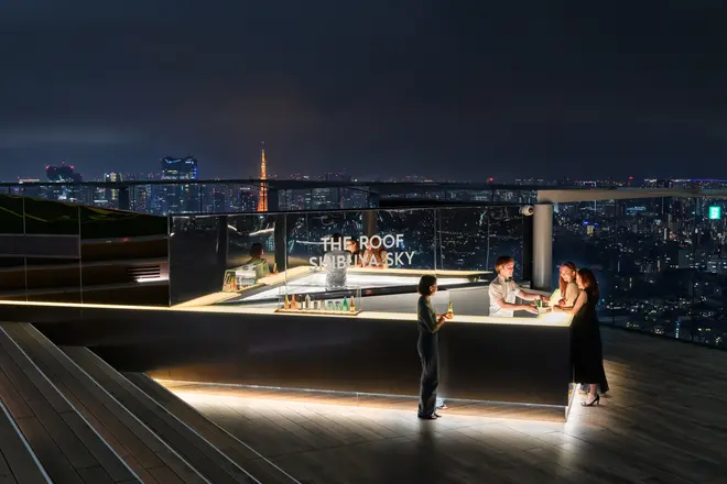 「THE ROOF SHIBUYA SKY」カウンター