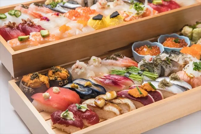 夏の川床席で味わう！京鴨しゃぶしゃぶと京寿司22種食べ放題120分プラン イメージ