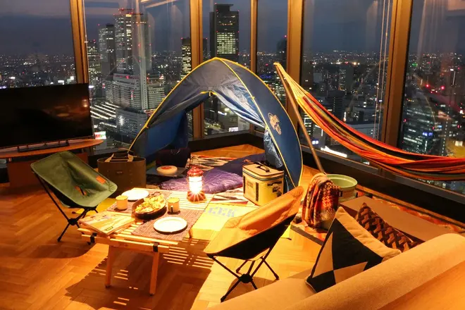 お部屋でグランピング体験