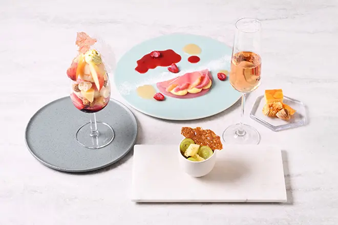 フルーツスイーツのフルコース