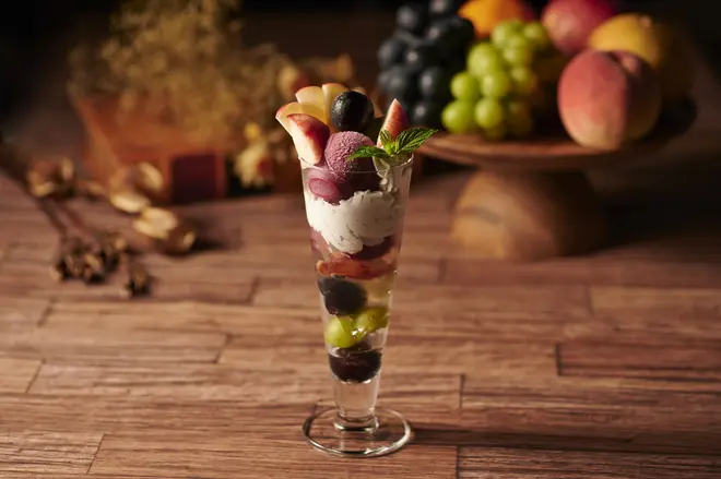 ホテル特製のパフェ