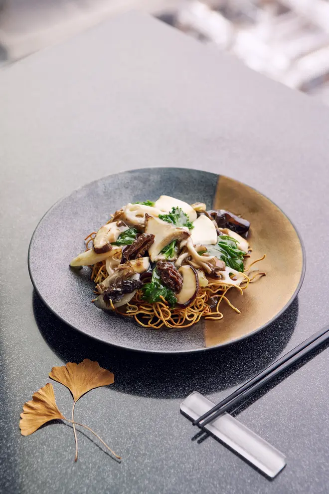 Gu‐O 秋限定 きのこたっぷりあんかけ焼きそば