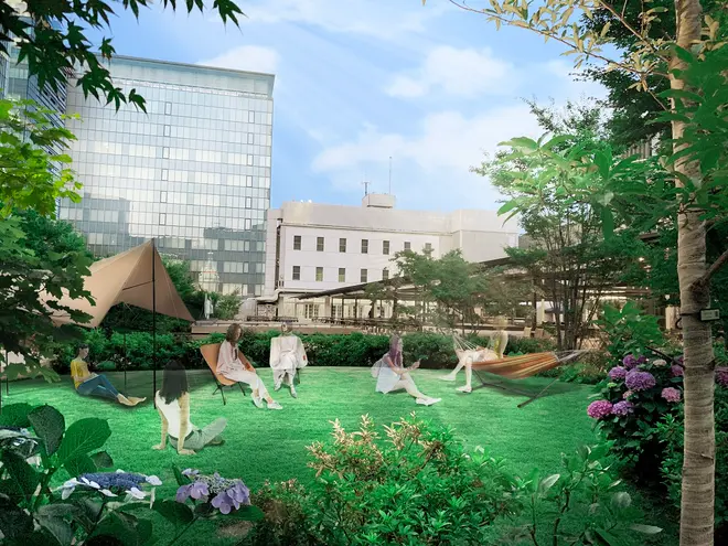 四季折々の自然の変化を感じられるような庭園 イメージ