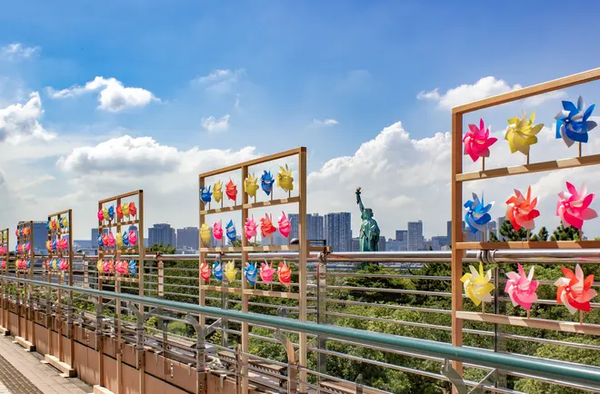 「アクアシティのシーサイドかざぐるま」