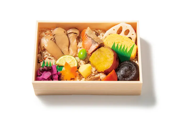 「秋限定 松茸ご飯のお弁当」